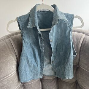 Alice + Olivia Denim Tank